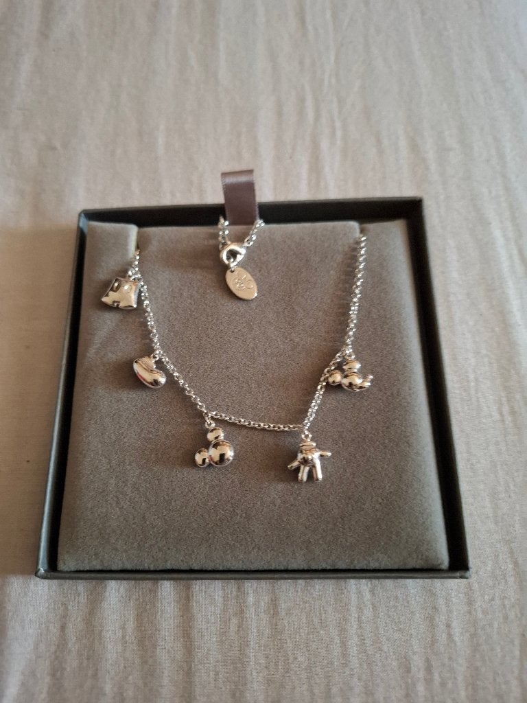 Couture kingdom disney mickey mouse ketting, Ophalen, Nieuw, Zilver, Zilver