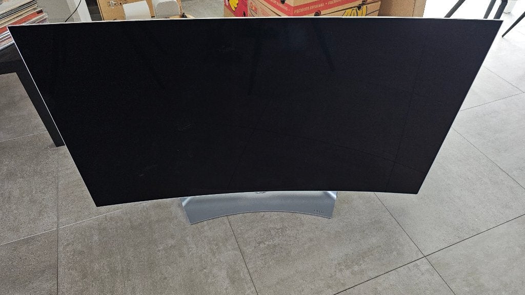 LG 55EG910V OLED 55" TV curved, Ophalen, Gebruikt, OLED, 100 Hz