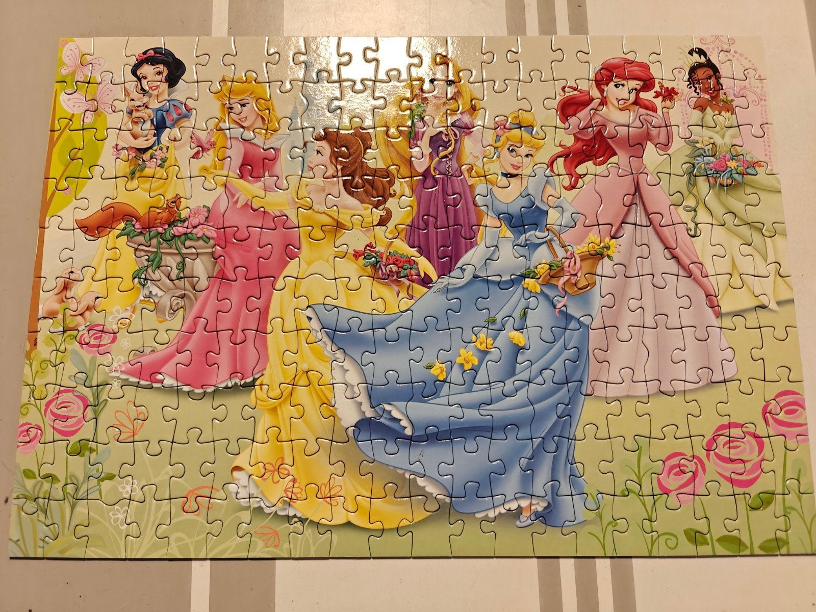 Disney princess puzzel, Enlèvement