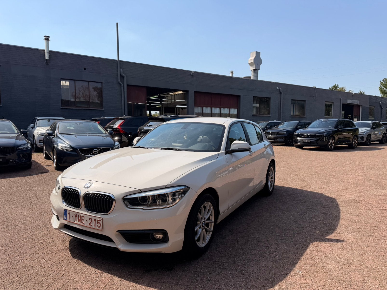 BMW 1SERIE 116I, Auto's, BMW, Zwart, Wit, 5 deurs, Particulier