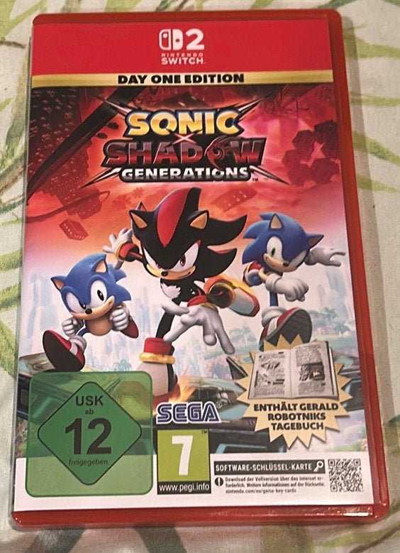 Nintendo Switch 2 Sonic x Shadow generations, Consoles de jeu & Jeux vidéo, 1 joueur, À partir de 12 ans, Comme neuf, Enlèvement