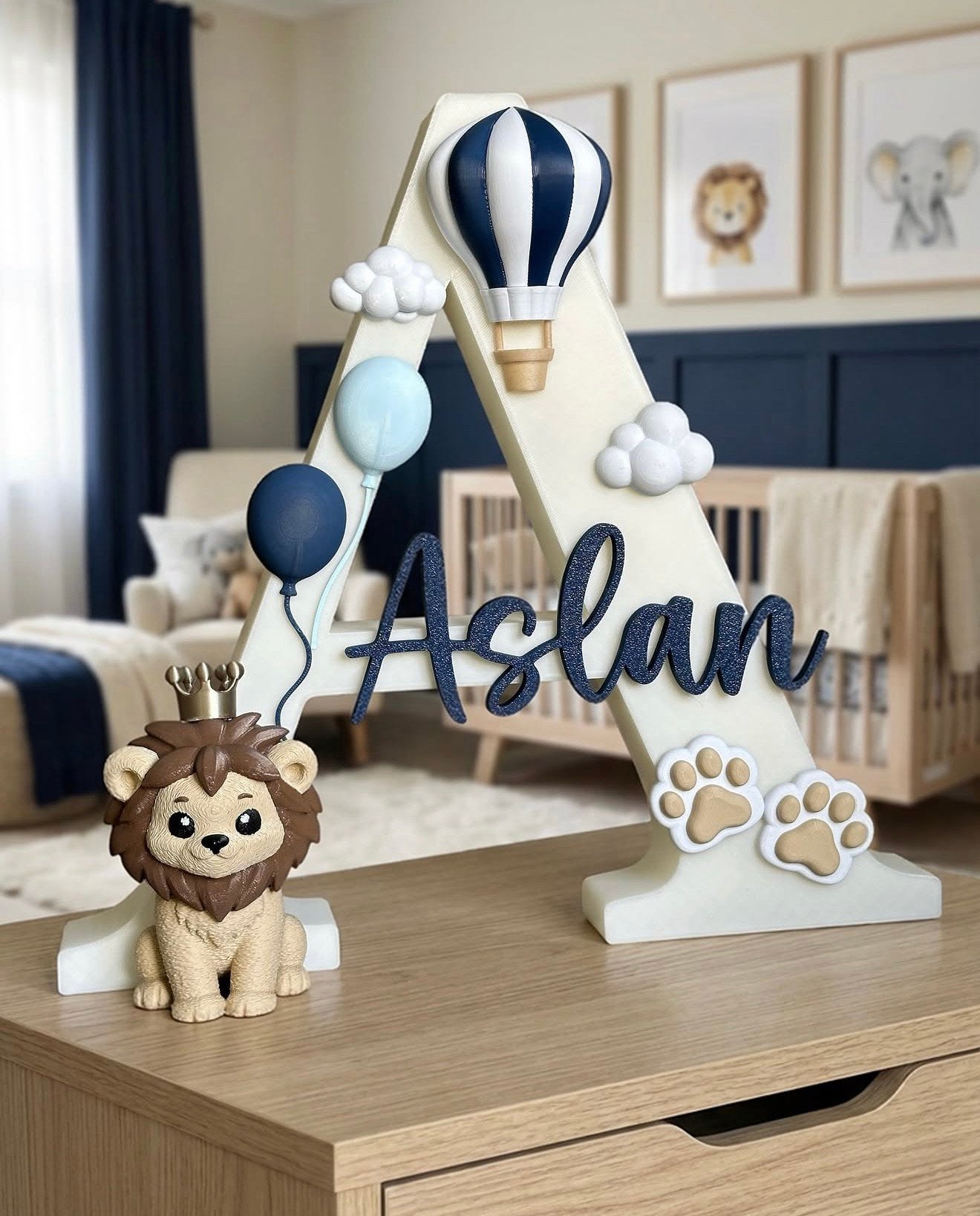Lettre 3D, Enfants & Bébés, Cadeaux d'accouchement & Assiettes de naissance, Enlèvement ou Envoi, Comme neuf