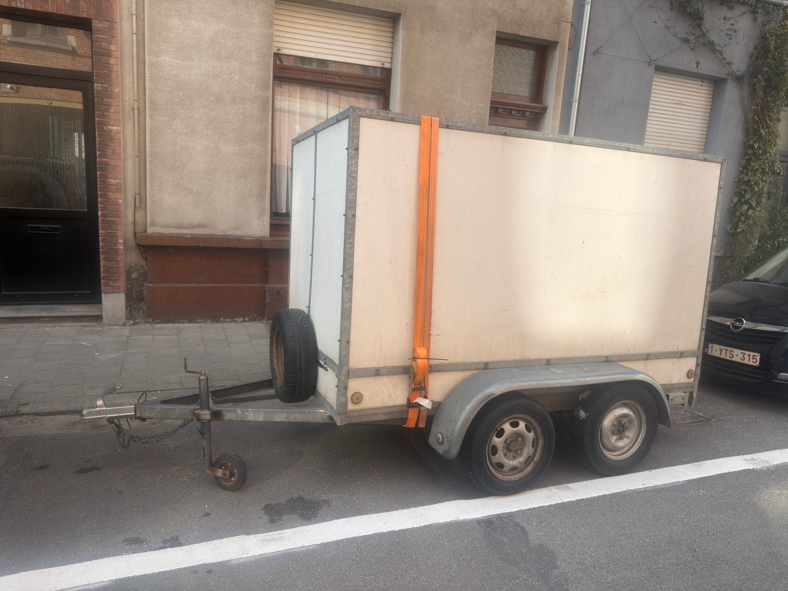 gesloten aanhangwagen, Enlèvement, Comme neuf
