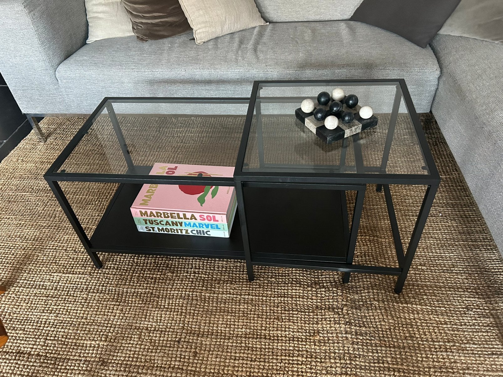 Ikea salontafel Vittsjö, Huis en Inrichting, Ophalen, Gebruikt, Rechthoekig