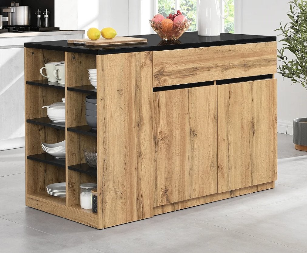 ILOT CENTRAL - L 130 -  P 65  - H 90 en cm, Maison & Meubles, Cuisine | Éléments de cuisine, Moins de 100 cm, Comme neuf, Enlèvement