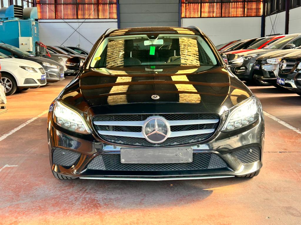 Mercedes C200d Automaat 2018 110kw 1 jaar garantie, Automaat, 4 cilinders, Zwart, Lichtsensor