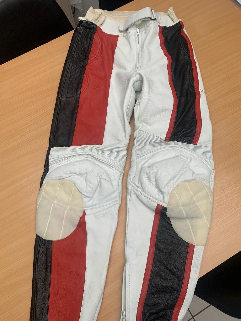 Motorbroek leder retro maat 56, Motoren, Kleding | Motorkleding, Ophalen, Broek | leer, Heren, Tweedehands