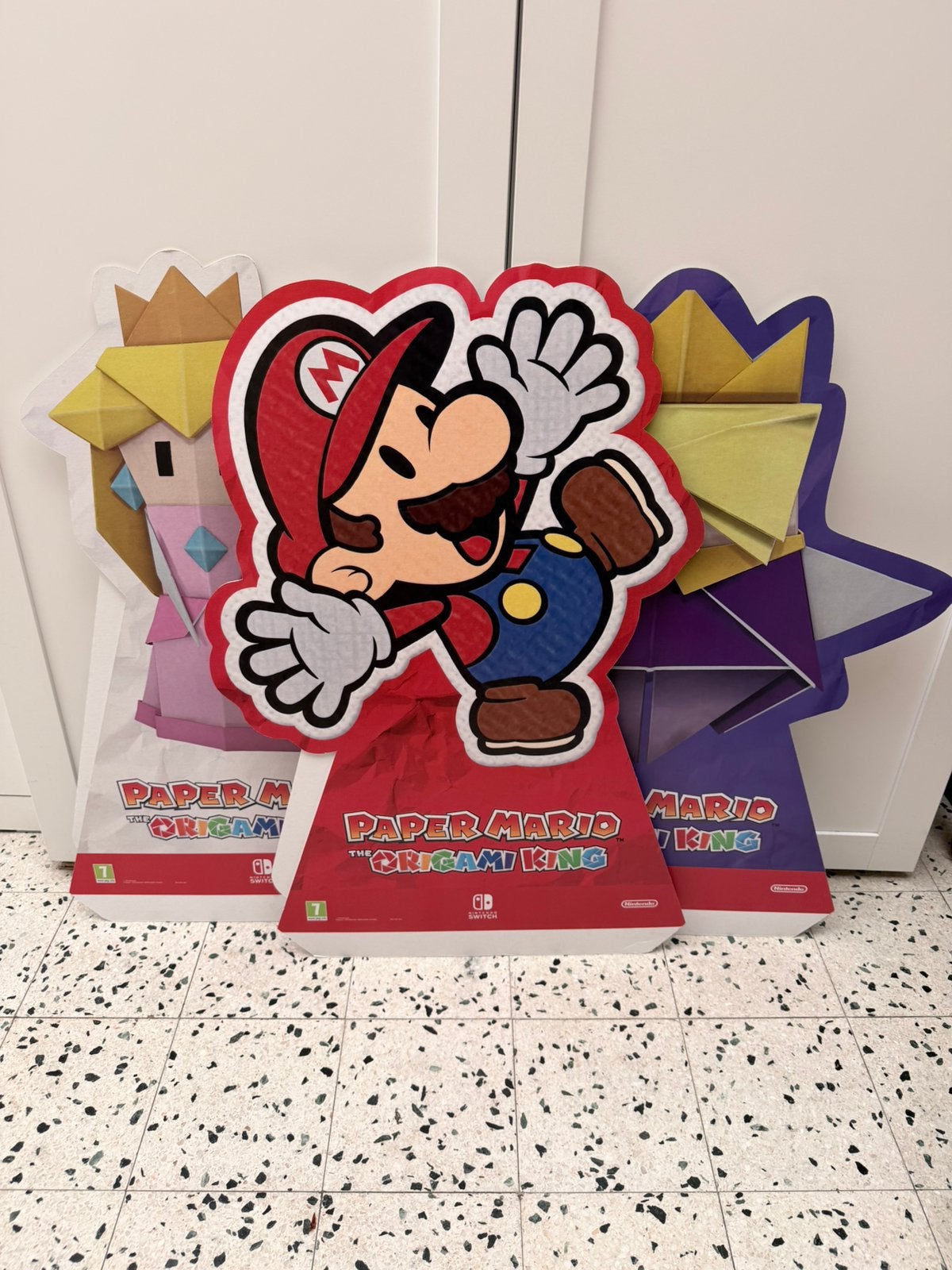 Set van 3 Mario Origami Paper Plv, Games en Spelcomputers, Games | Nintendo Switch, Zo goed als nieuw, Ophalen of Verzenden