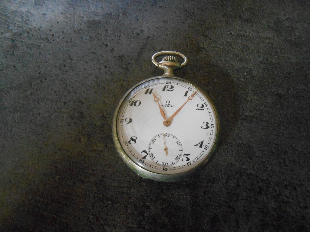 OMEGA zakhorloge, Zakhorloge, Staal, 1900 tot 1930, Ophalen of Verzenden