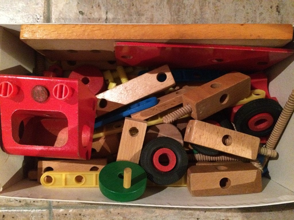 Houten technisch speelgoed, Kinderen en Baby's, Ophalen, Gebruikt, Duw- of Trekspeelgoed
