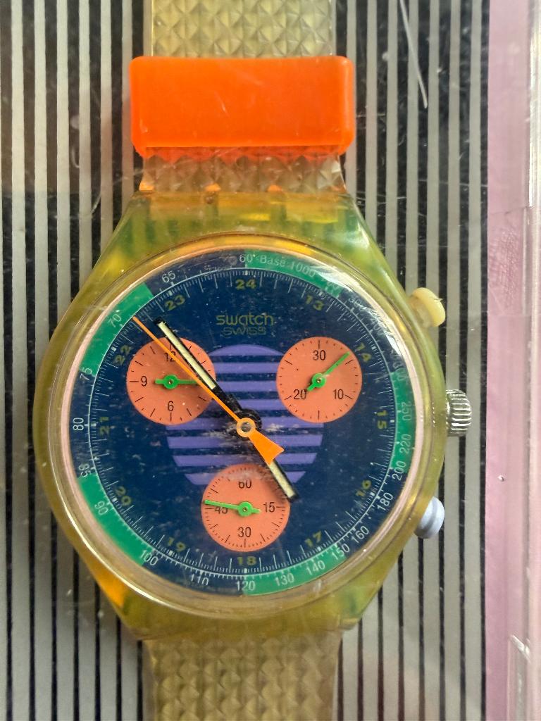 Swatch Neo Wave 1991, Handtassen en Accessoires, Horloges | Heren, Ophalen of Verzenden, Swatch