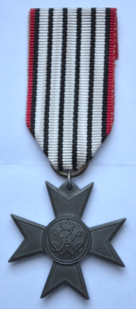 Medaille, Pruisen Verdienstekruis vr Oorlogshulp, WOI (1916), Ophalen of Verzenden, Landmacht, Lintje, Medaille of Wings