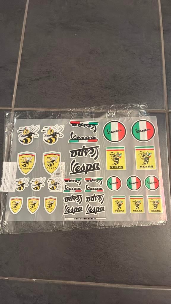 Vespa Stickers, Ophalen of Verzenden, Nieuw, Meerdere stickers