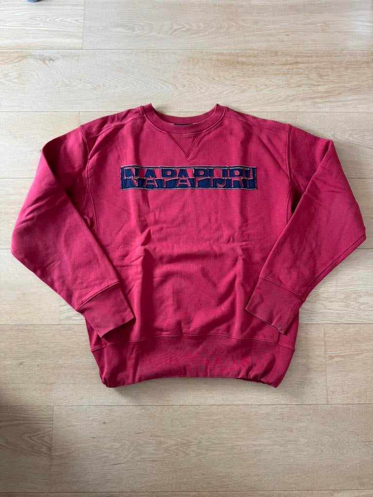 Sweat à col rond Napapijri - Taille XXL, Enlèvement ou Envoi, Comme neuf, Autres tailles, Rouge