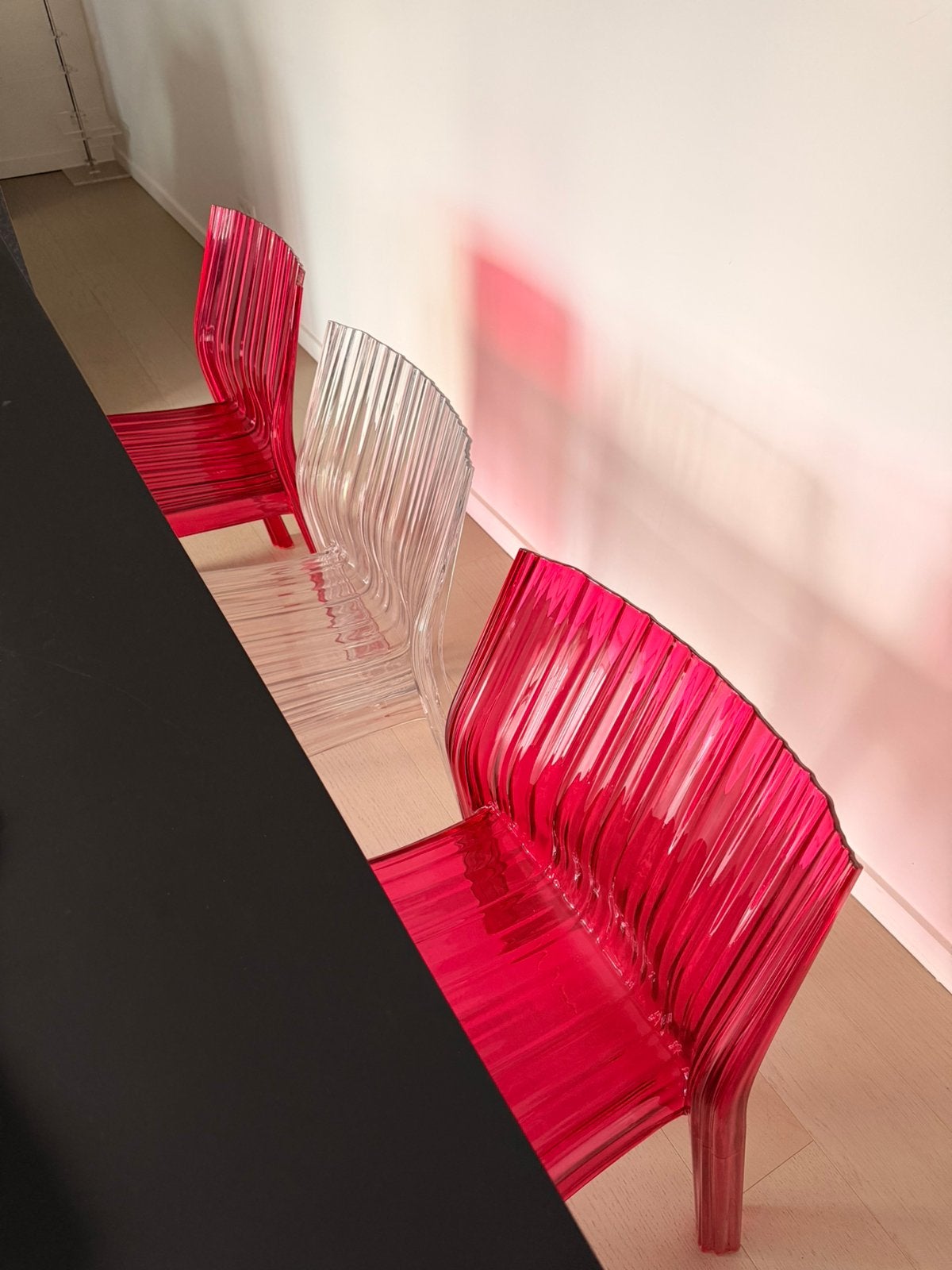 Kartell Frilly Stoel (set van 8), Maison & Meubles, Chaises, Autres couleurs, Comme neuf, Synthétique, Enlèvement