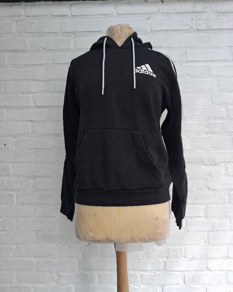 hoodie Adidas, Kleding | Heren, Sportkleding, Zwart, Ophalen of Verzenden, Adidas, Gedragen