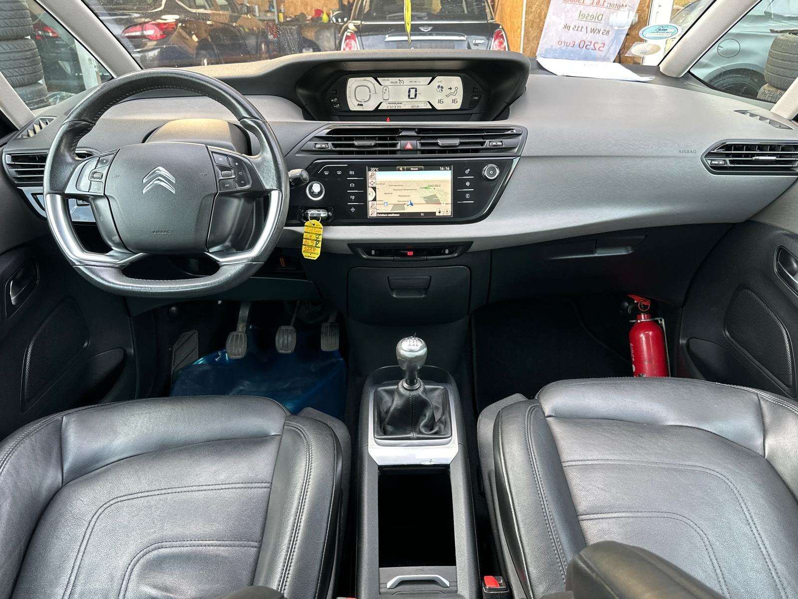 Citroën C4 1.6L Diesel 7 places 2014, Autos, Cuir, Euro 5, Achat, Entreprise