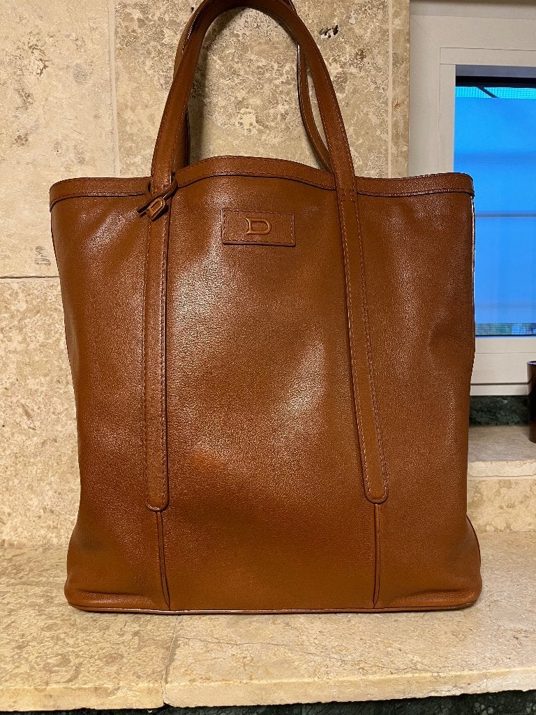 Prachtige Delvaux handtas, Ophalen of Verzenden, Gebruikt, Bruin, Handtas