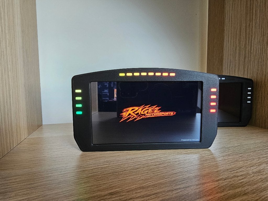 Custom Simracing Dashboard DDU 5 inch +16 leds, Neuf, Autres types, Enlèvement ou Envoi, Autres marques