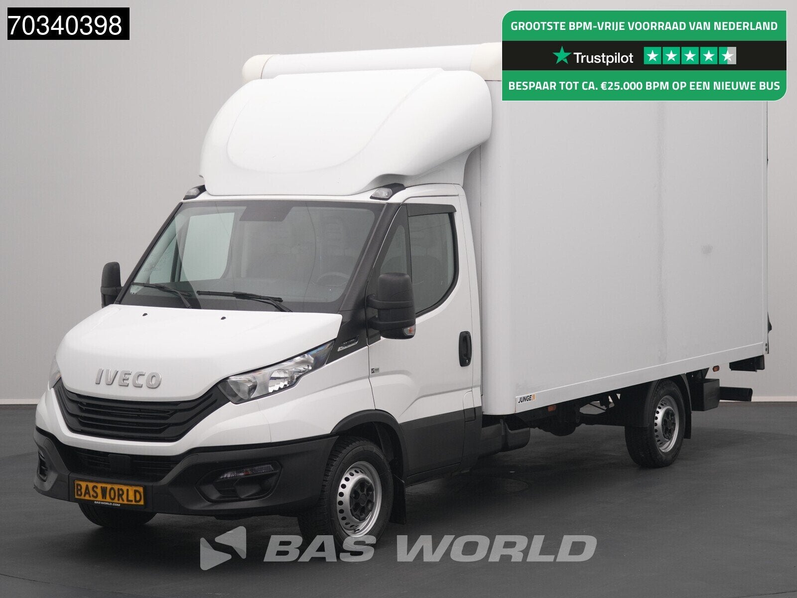 Iveco Daily 35S16 Automaat Laadklep Airco Camera Bakwagen Me, Automaat, Stof, Gebruikt, Euro 6