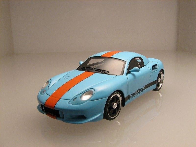 Porsche Boxster Stolla GTS 2003 - Spark 1:43, Hobby en Vrije tijd, Ophalen of Verzenden, Zo goed als nieuw, Auto, Overige merken