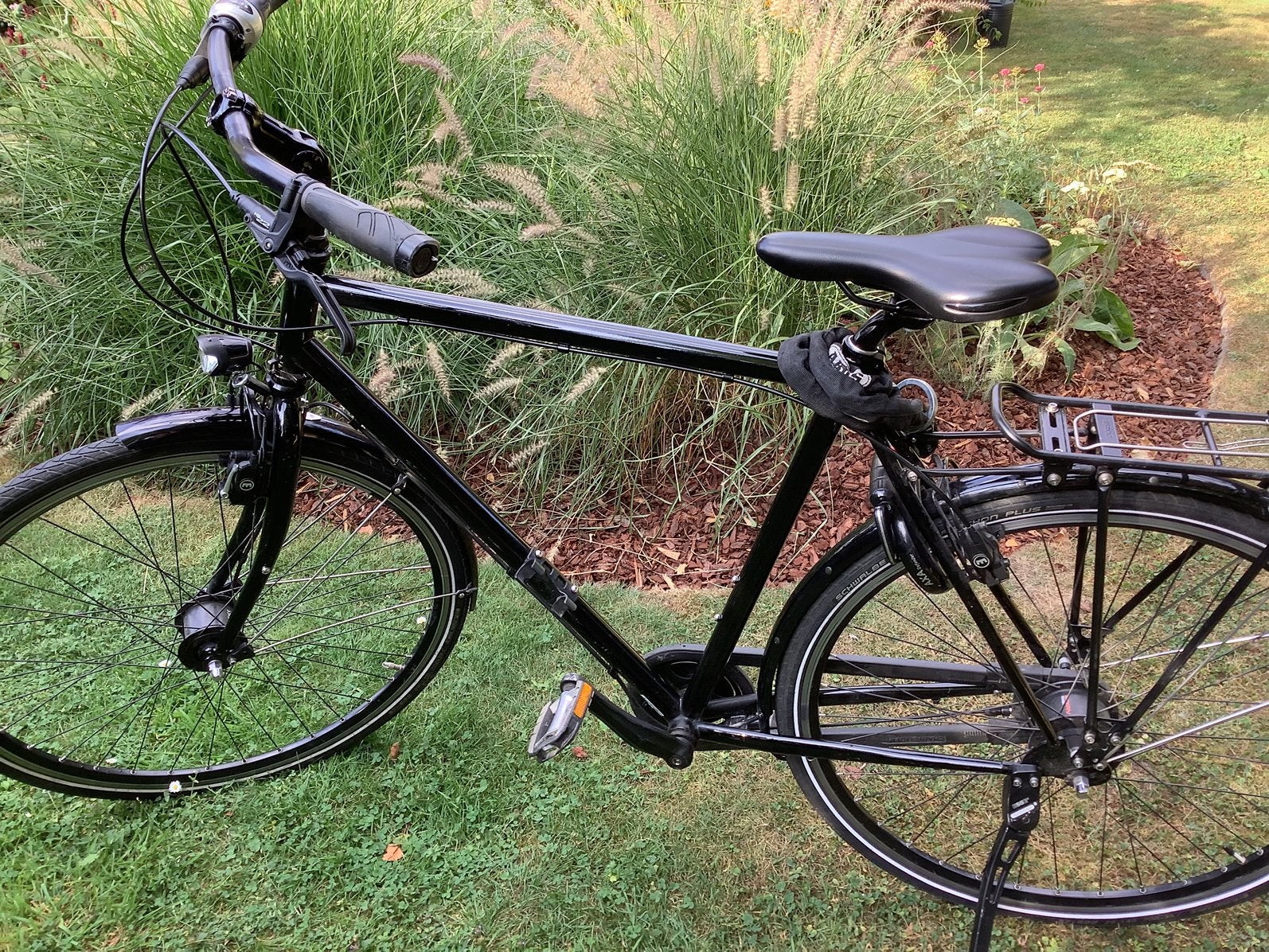Heren citybike zwart Fahrradmanufaktur 8 shimano vitessen, Fietsen en Brommers, Minder dan 10 versnellingen, Gebruikt, 26 inch