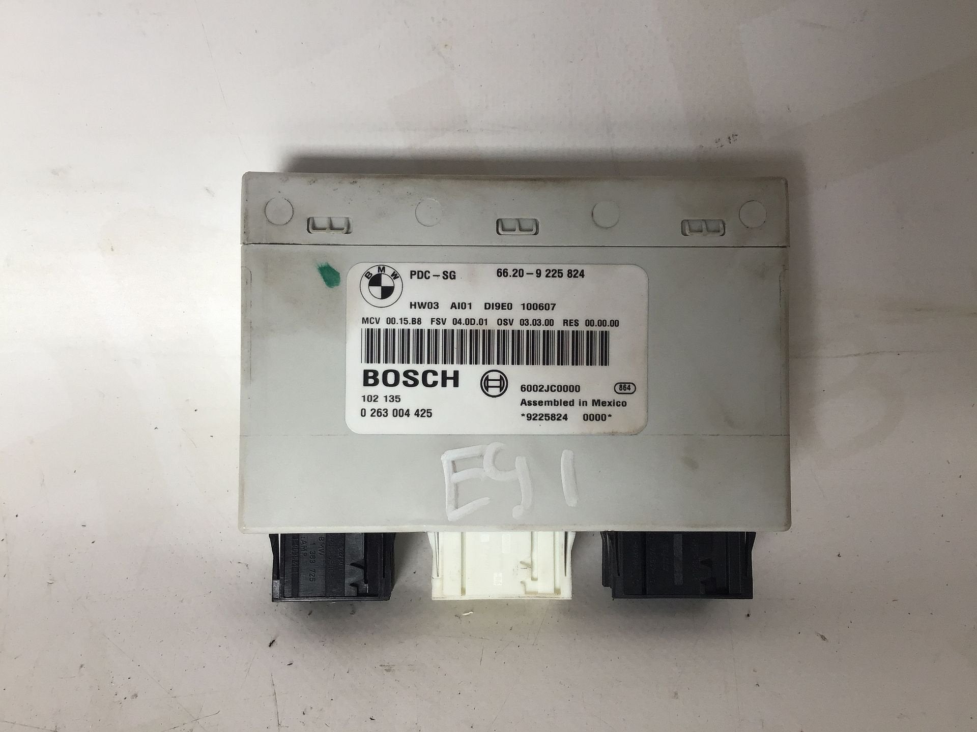 Module PDC BMW E91 66209225824, -, Utilisé, -, -