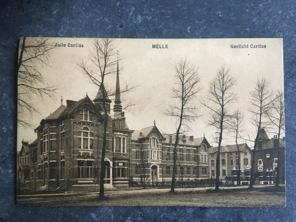 carte postale fondée Caritas Melle, Enlèvement ou Envoi, Flandre Orientale