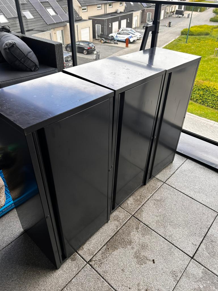 Tuinkast metaal, Tuin en Terras, Bergingen en Tuinkasten, Ophalen, Gebruikt, Metaal