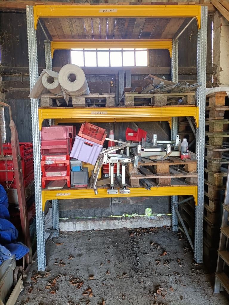 Palletstelling 3m hoog, Ophalen