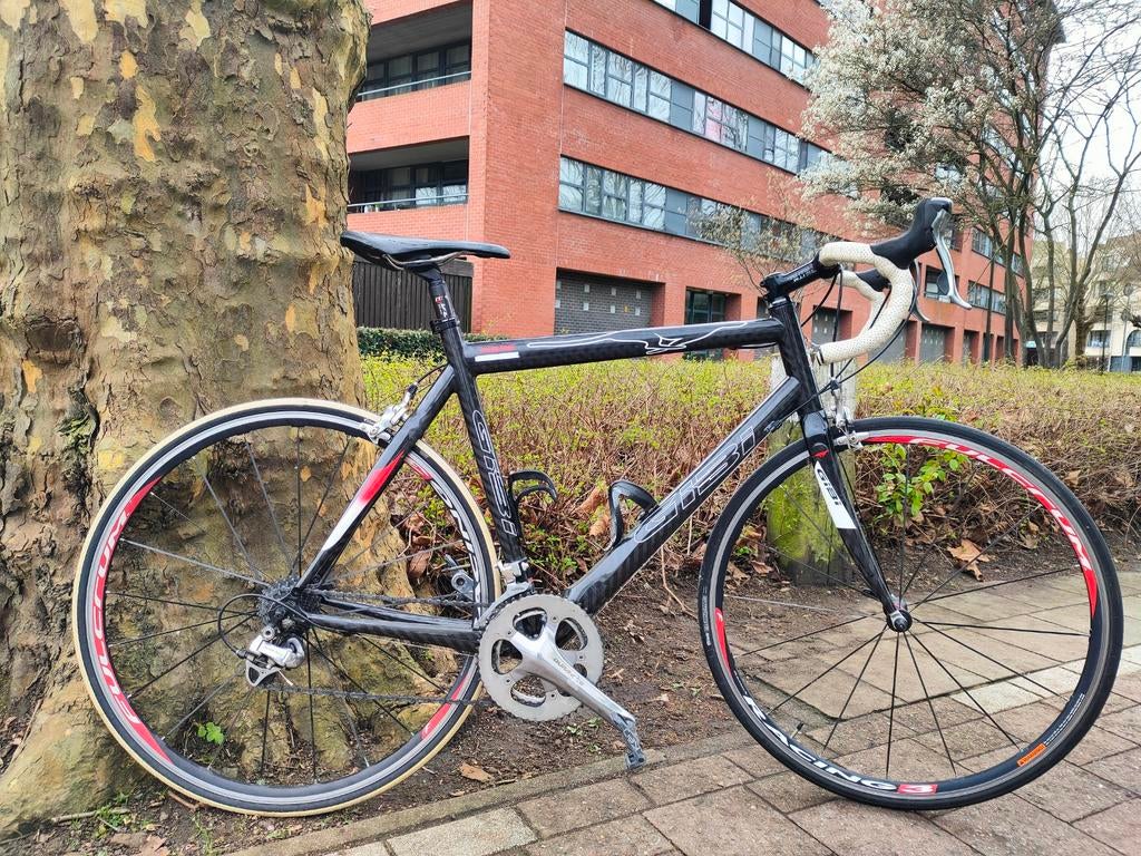 Vélo de route Carbon Gibi, Autres marques, Frein sur jante, 57 à 61 cm, Comme neuf