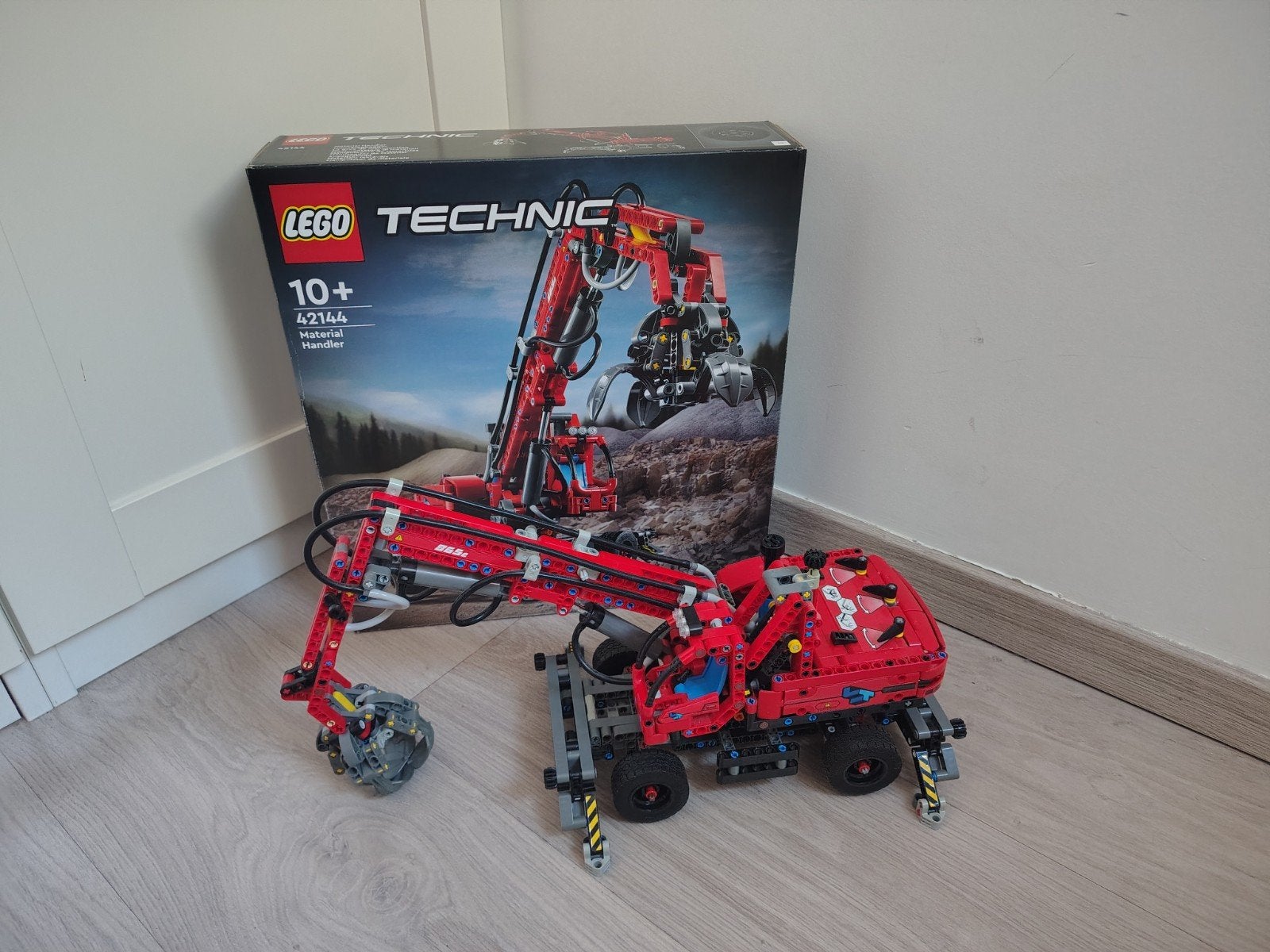 LEGO TECHNIC 42144 Overslagkraan, Ophalen, Compleet, Lego, Technic