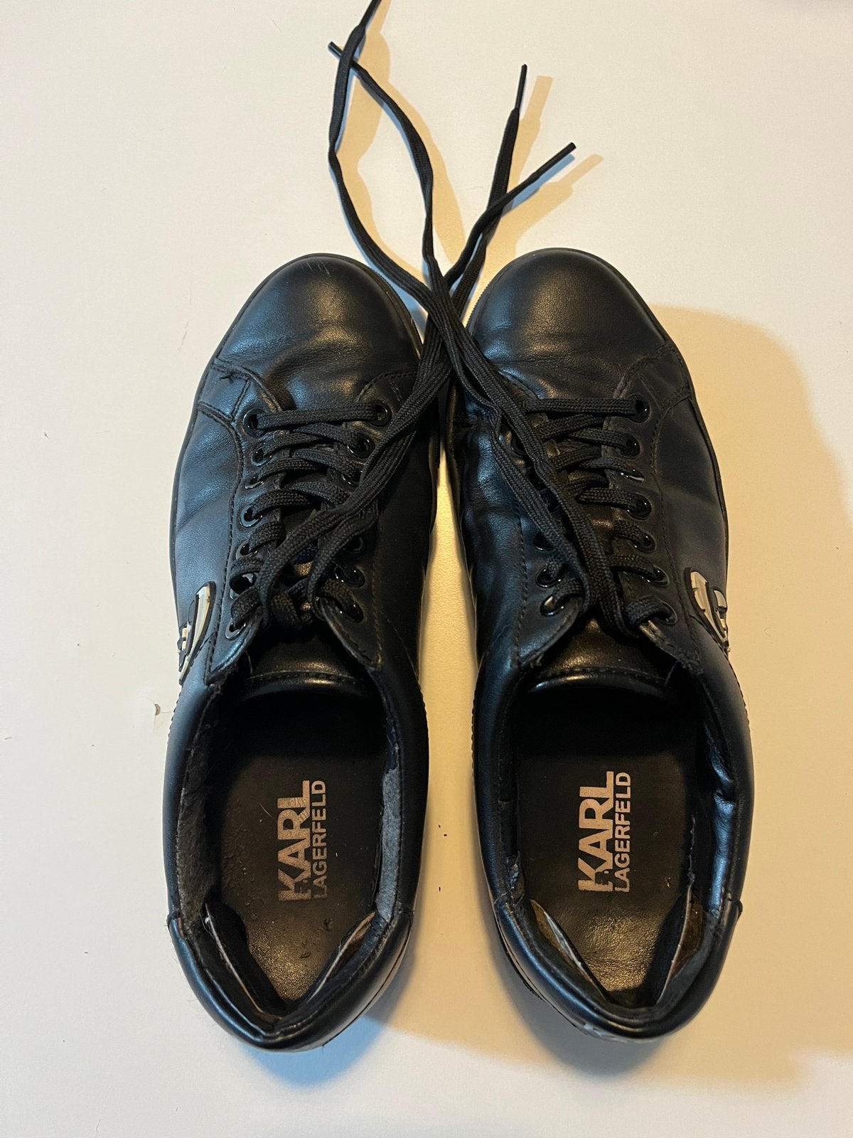 Karl Lagerfeld sneakers, Ophalen, Zwart, Sneakers, Gedragen