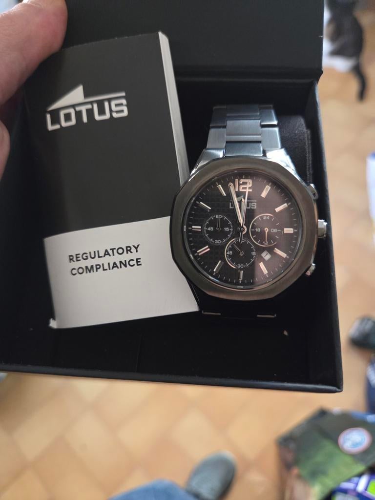 Montre lotus sport, Enlèvement ou Envoi, Comme neuf, Acier, Autres marques