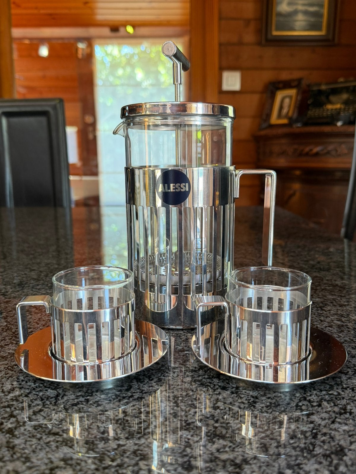 Alessi Design press filter coffee maker, Ophalen, Zo goed als nieuw, Alessi