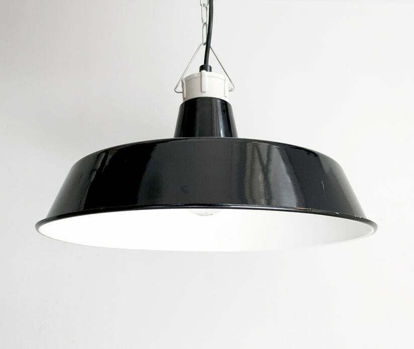 Lampe suspendue design vintage Ikea Septim Type T0328, Maison & Meubles, Enlèvement ou Envoi, Comme neuf, Métal, Moins de 50 cm