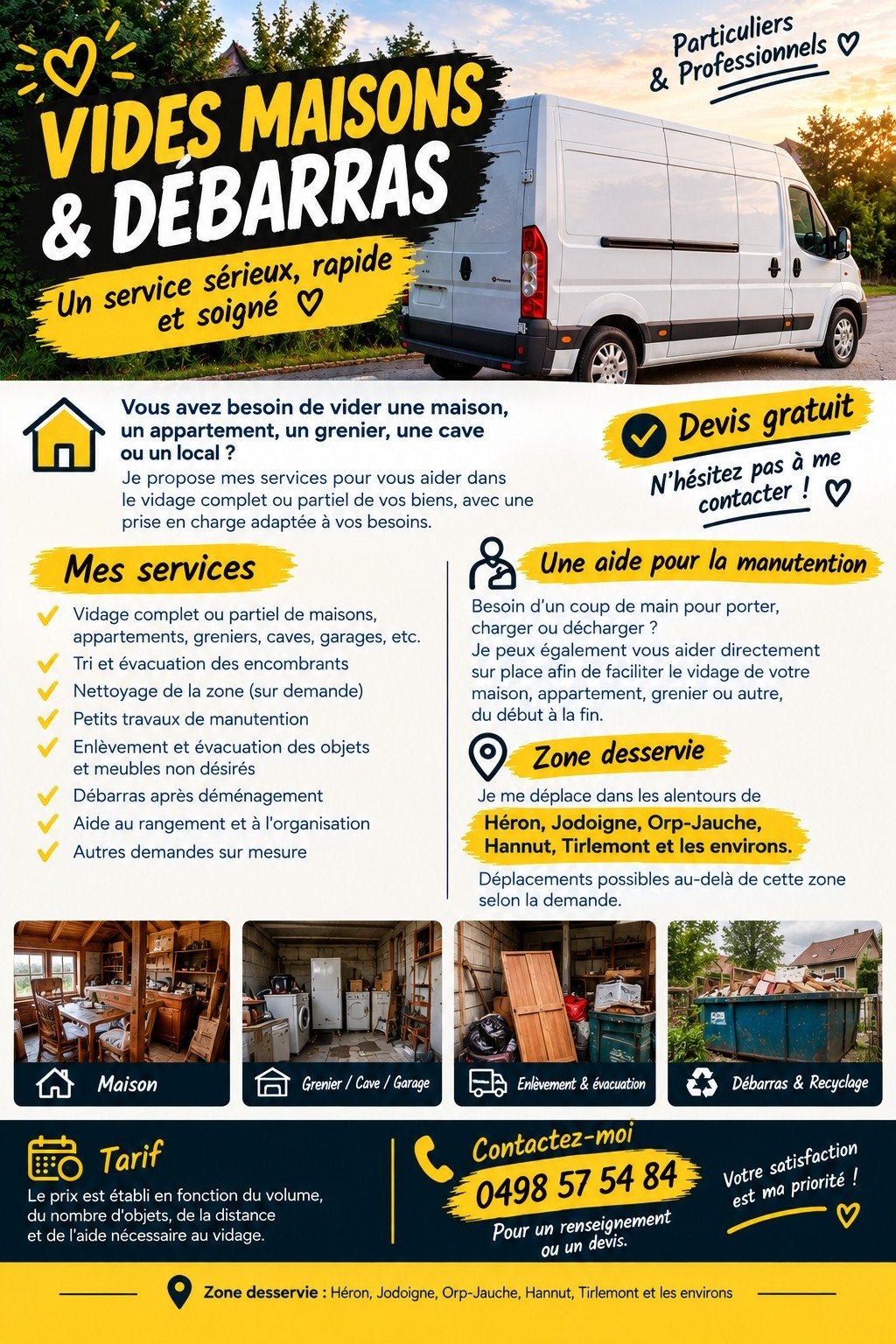VIDE-MAISON / DÉBARRAS – AIDE AU TRI, CHARGEMENT & TRANSP, Offres d'emploi