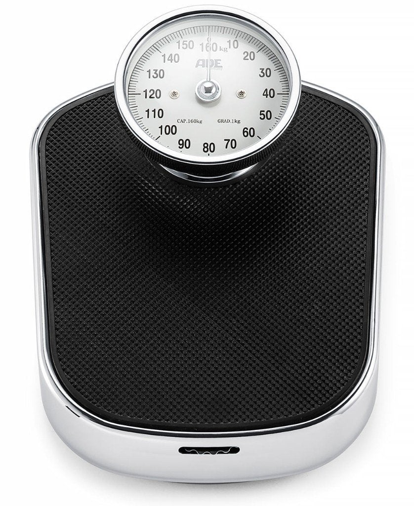 Nieuw | Personenweegschaal - Weegbereik 160kg - Zwart, Elektronische apparatuur, Weegschalen, Analoog, Nieuw, 100 kg of meer, Ophalen of Verzenden