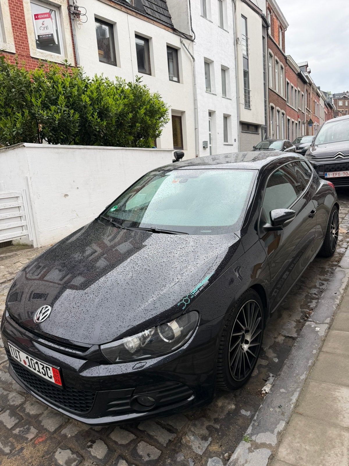 Volkswagen Scirocco 2.0 TDI BMT DPF, Auto's, Volkswagen, Parkeersensor, Zwart, Zwart, Particulier