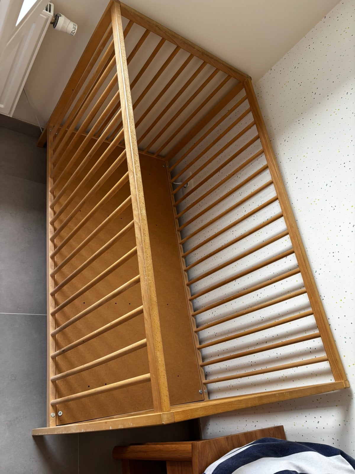 Babybed met matras en aerosleepbeschermer, Ophalen, Gebruikt