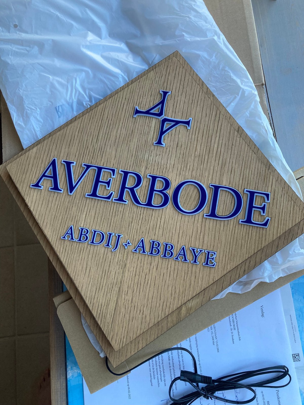 Averbode abdijbier led verlichting nieuw, Enlèvement ou Envoi, Comme neuf