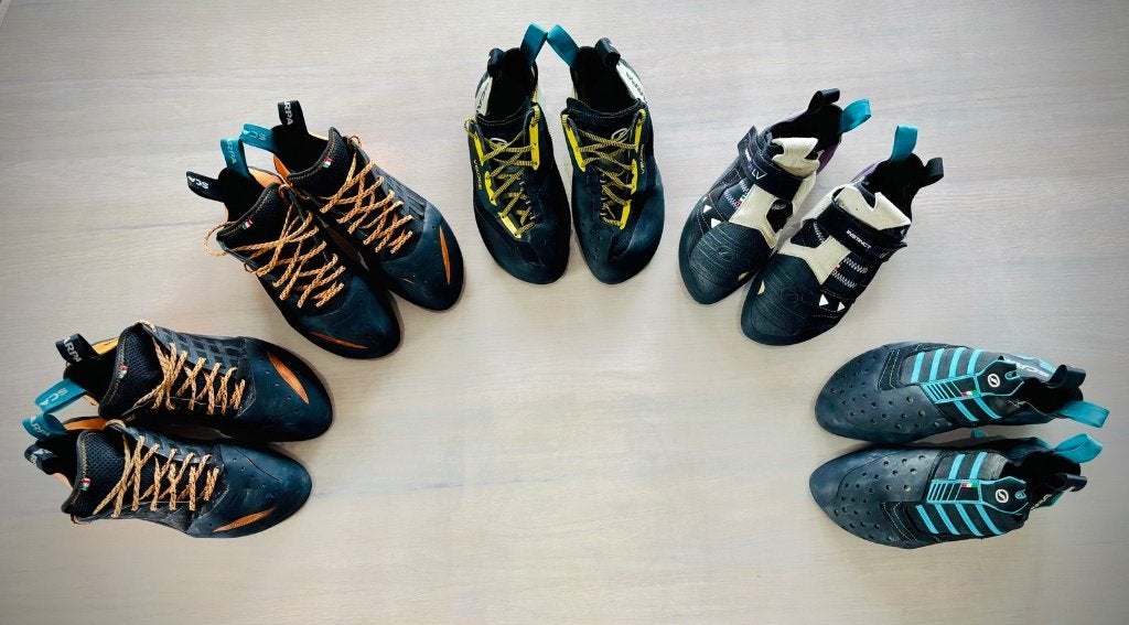 Uitzonderlijk aanbod: Klimschoenen, Verzenden, Zo goed als nieuw, Klimsportschoenen
