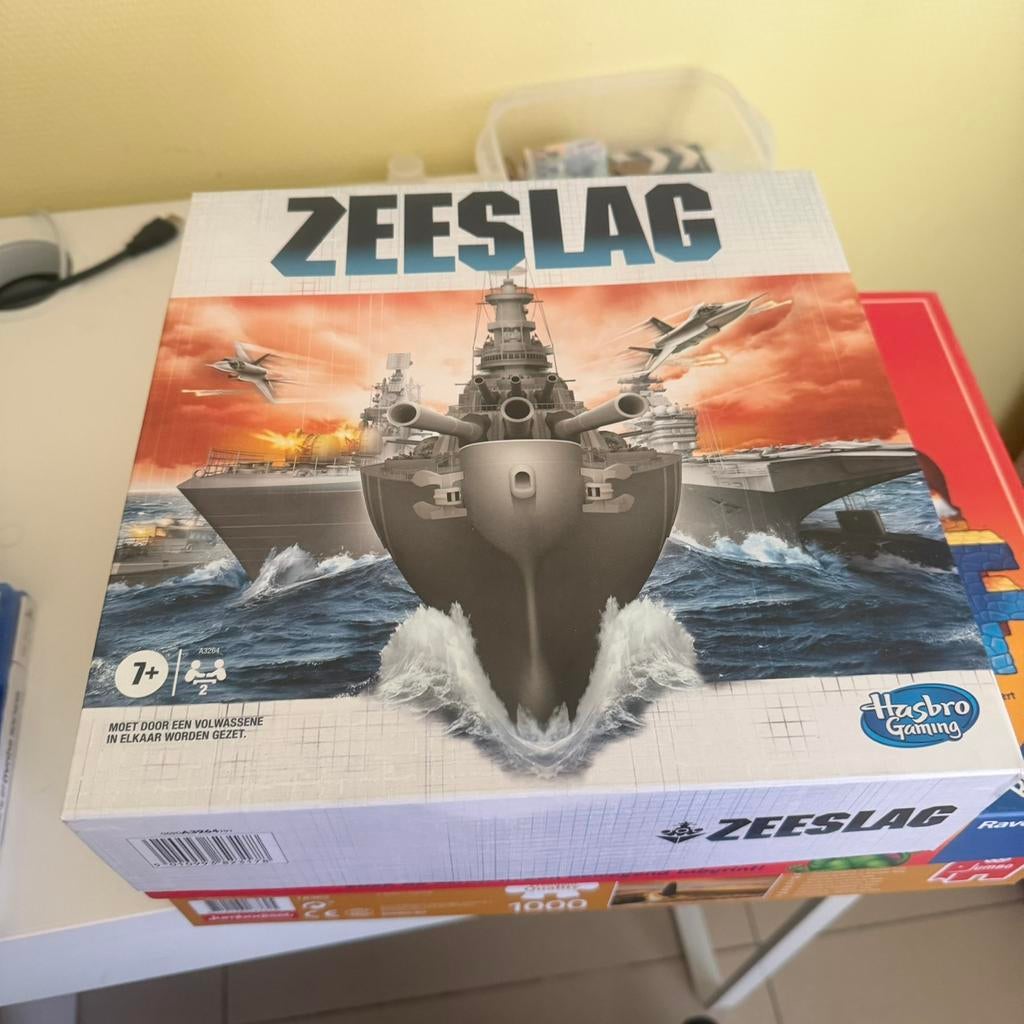 Battleship Zeeslag Bordspel – Compleet & in Goede Staat, Een of twee spelers, Ophalen of Verzenden, Zo goed als nieuw, Reisspel