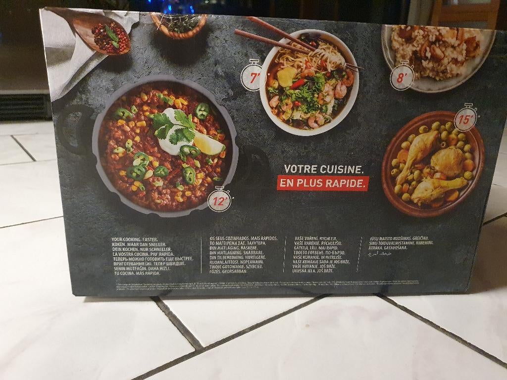 2 Cocottes  a pression SEB, Neuf, Inox, Plaques à induction, Enlèvement