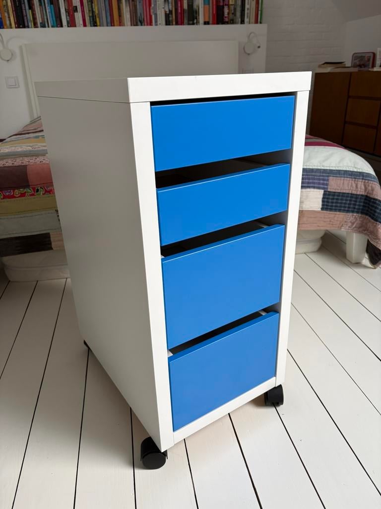 caisson a tiroirs IKEA Micke 50x35x75 sur roulettes, 35 cm, Autres types, 50 cm, Comme neuf