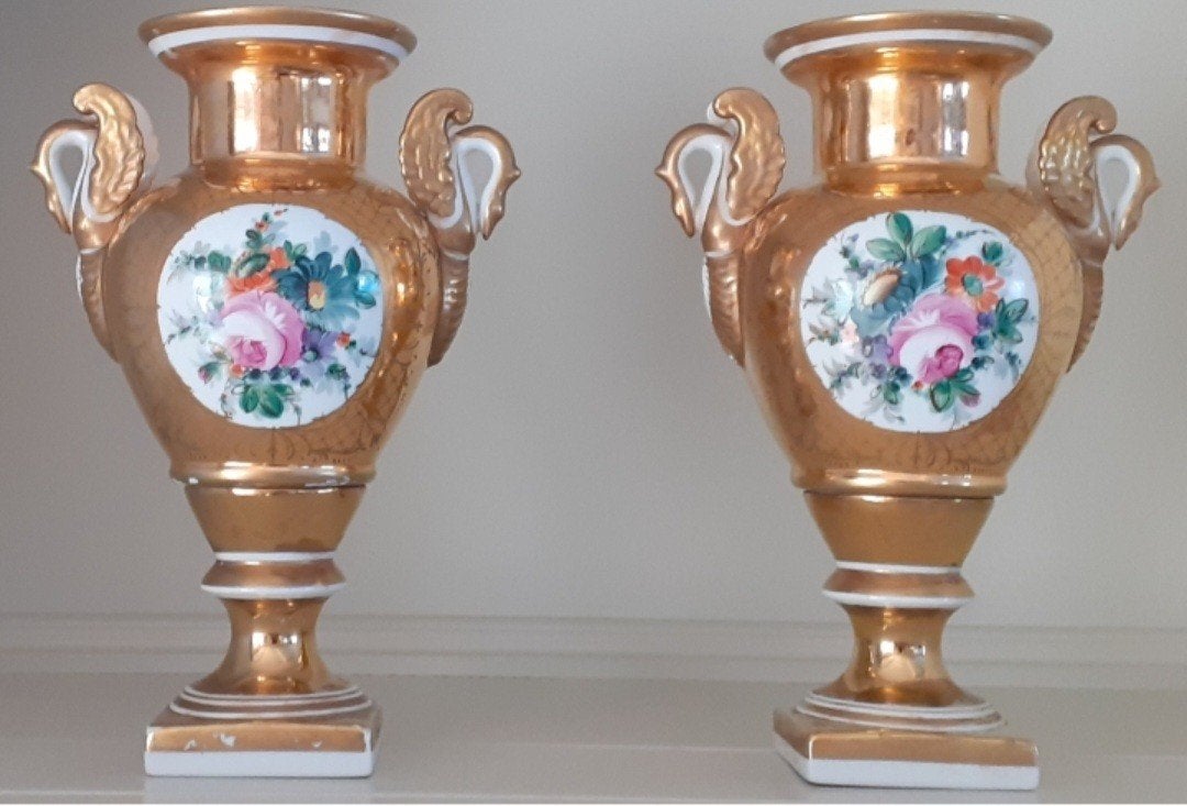 2 sierurnen in porselein, Antiek en Kunst, Ophalen