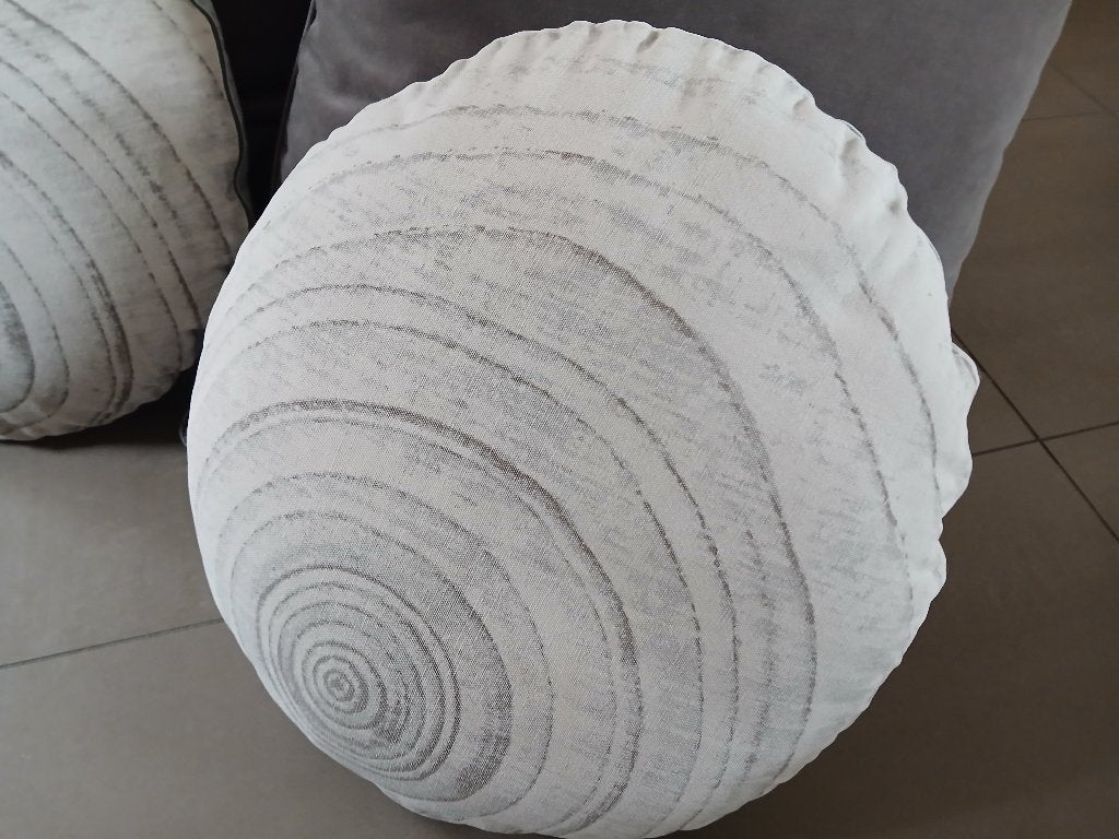Kussen X 2 BLOOMINGVILLE / rond / diameter 45 cm, Ophalen, Overige merken, Gebruikt, Rond