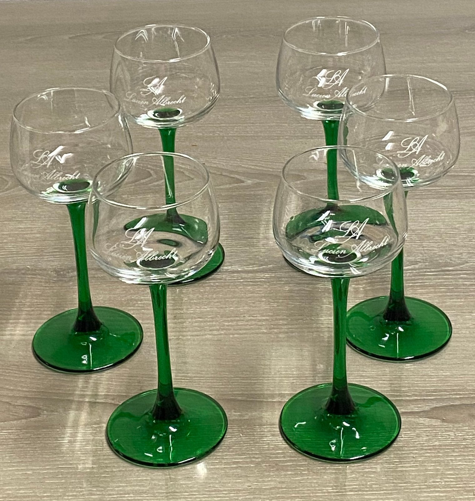 6 vintage wijnglazen NEUF LUMINARC France, prijs: 15€, Ophalen of Verzenden, Zo goed als nieuw