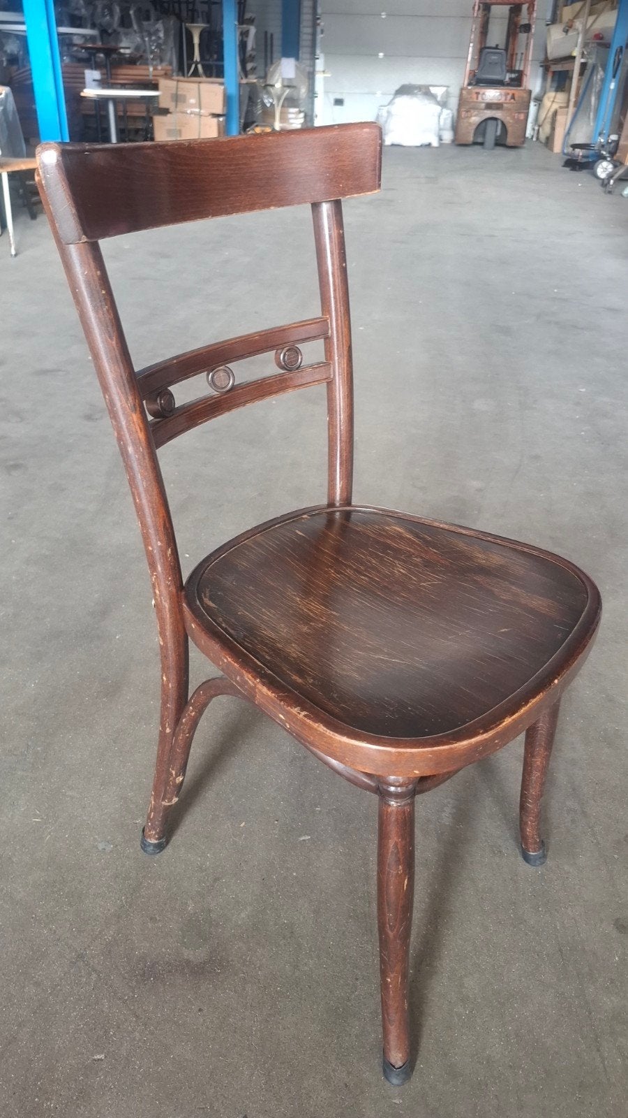 27 thonet cafe bistro horeca stoelen leuke bruin houten set, Maison & Meubles, Chaises, Utilisé, Cinq, Six Chaises ou plus, Bois