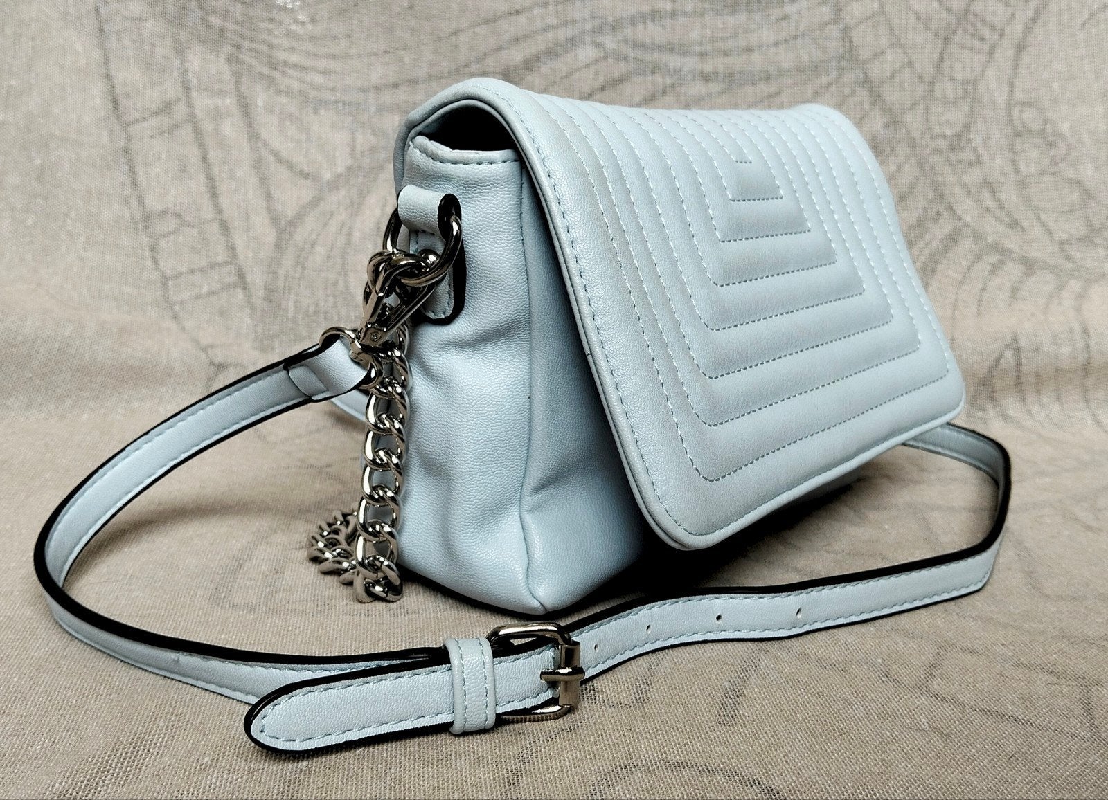 Flora en co handtas schoudertas crossbody pastel blauw, Ophalen, Blauw, Handtas